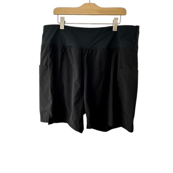 Baleaf Black Lined Shorts Side Hip Stash Pockets Women's XL New - Picture 1 of 5